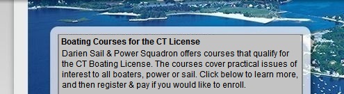 Coastal Boating Competence Course